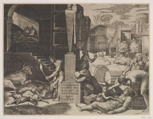 The Plague in Crete/ 'Il Morbetto' — Raphael